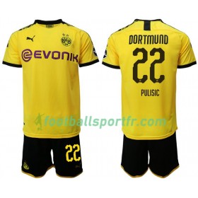 Tenue Borussia Dortmund Pulisic 22 Enfant Domicile 2019-2020 Maillot de Foot